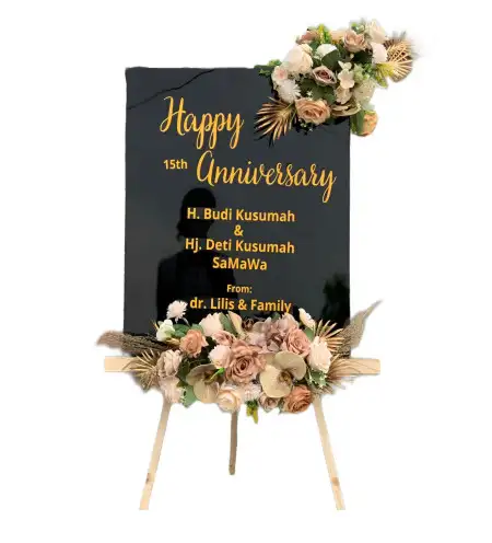Papan Bunga Akrilik Maleber